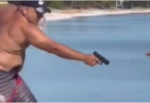 Vídeo: Confusão em praia no Rio de Janeiro termina com homem sacando arma
