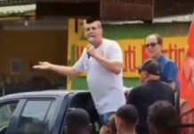 Lindbergh discute com populares durante carreata; vídeo!