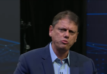 Tarcisio demonstra gratidão por Bolsonaro: ‘Não tenho vergonha’ e manda abraço para ex-presidente em debate Tarcísio de Freitas Foto: reprodução/Band