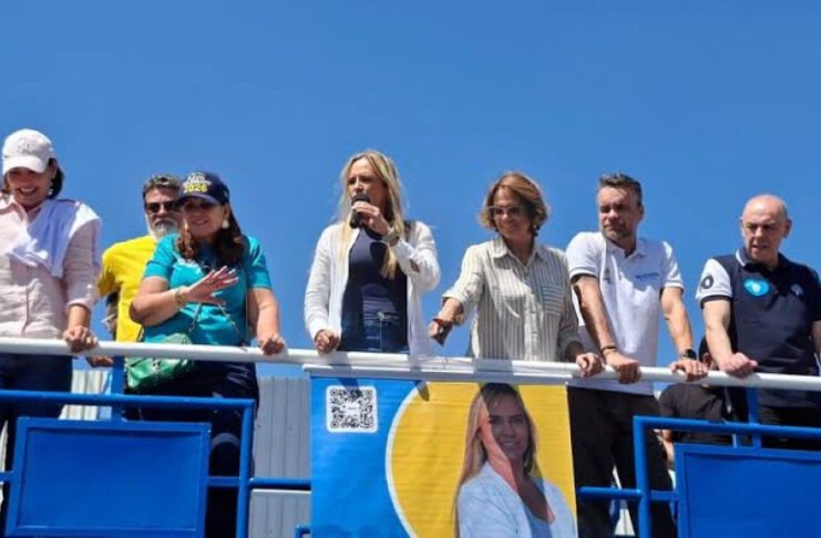 Celina Leão e Michelle Bolsonaro dividem palanque em Planaltina neste domingo e reforçam aliança eleitoral em uma das principais agendas de campanha no DF.
