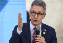 Se depender de mim, teremos ministros do STF presos, diz Zema Romeu Zema, candidato à Presidência Foto: Marcelo Camargo/Agência Brasil