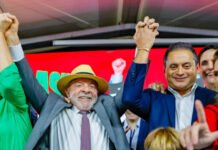 Roubo aos aposentados: Polícia Federal se aproxima do vice-líder de Lula no caso do INSS Leila do Vôlei, Lula e Weverton Rocha (Foto: Ricardo Stuckert)
