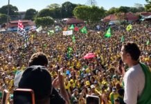 Nikolas reúne multidão em ato contra Alcolumbre no Amapá